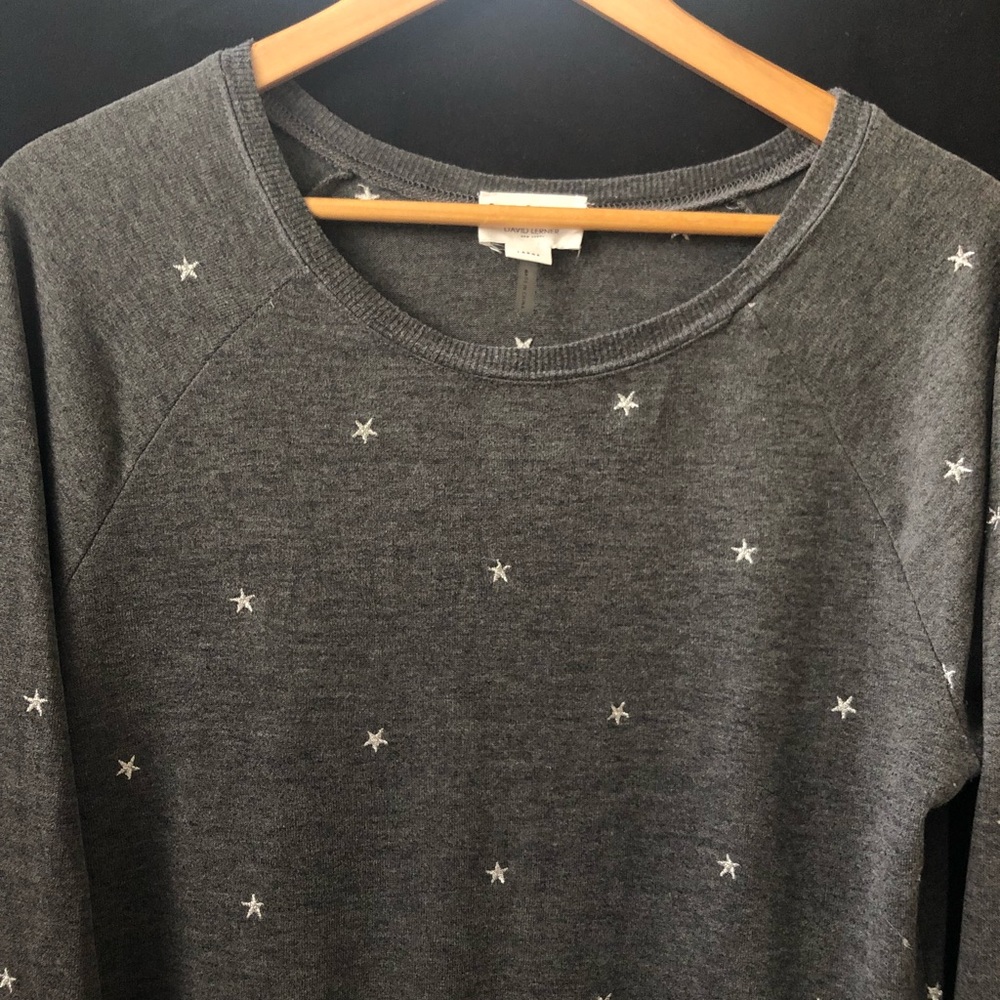 Studio by David Learner star embroidered sweater